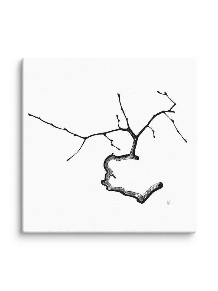 Minimalist Tree Branch Canvas Art - Elegant Twig product image (2)
