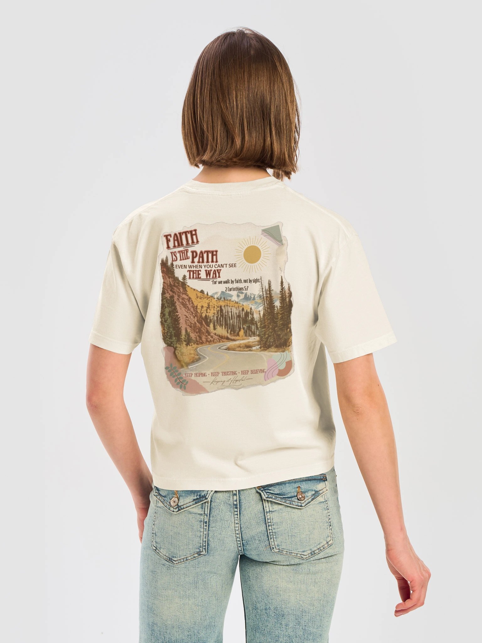 Faith Is The Path | Women's Boxy Tee product image (5)