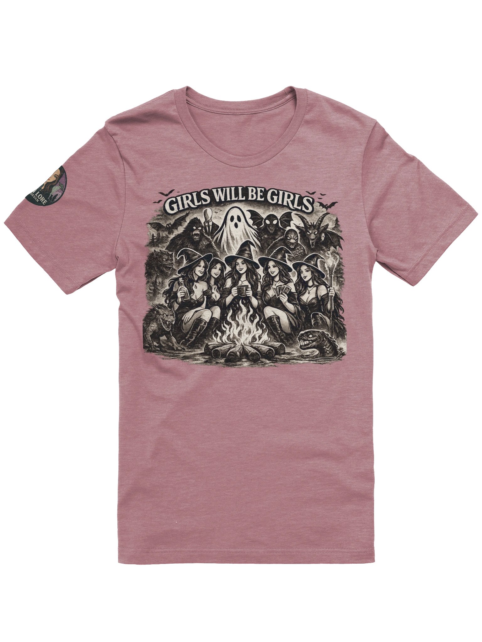 GIRLS WILL BE GIRLS SUPER SOFT T-SHIRT (HEATHERED COLORS PT.2) product image (1)