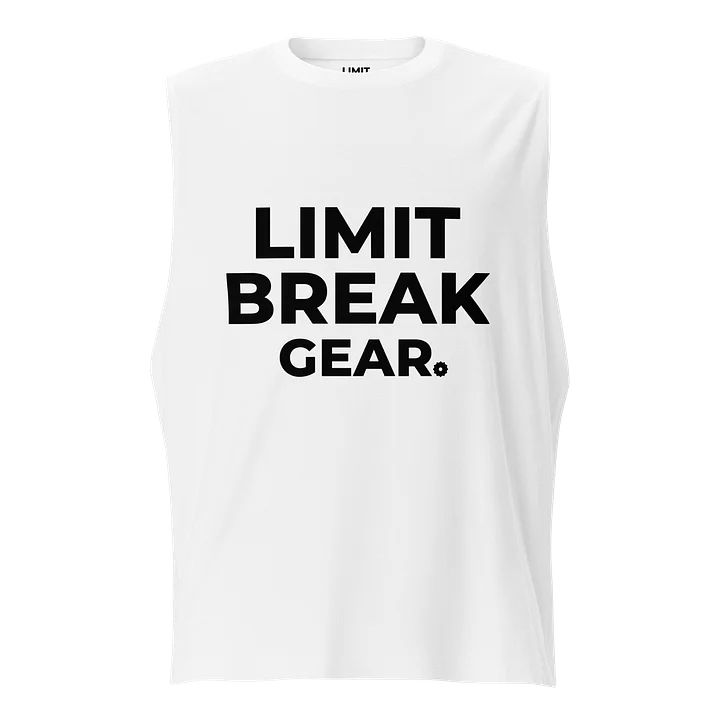 Limit Break Gear Shatter Muscle Tank - black logo product image (1)