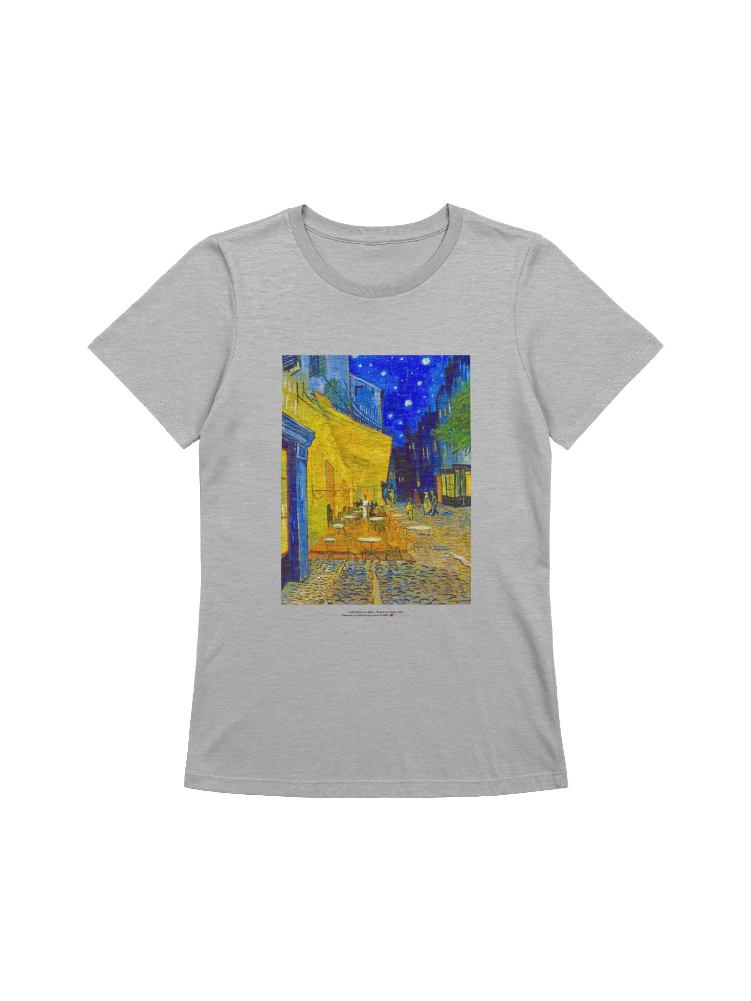 Café Terrace at Night — Women's T-Shirt product image (1)