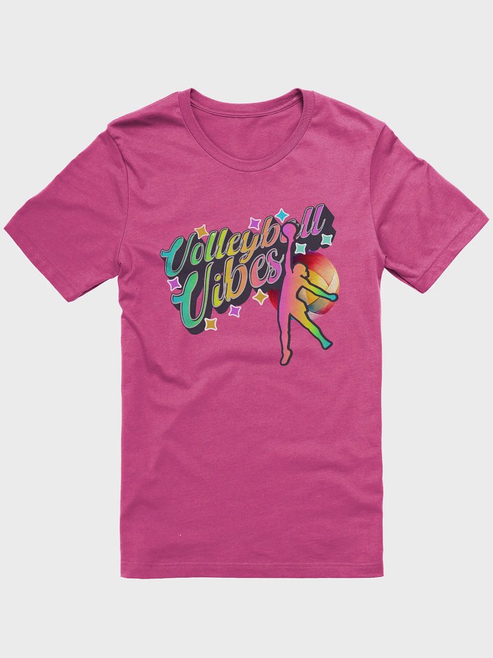 Volleyball Vibes Female Vibrant T-Shirt product image (1)
