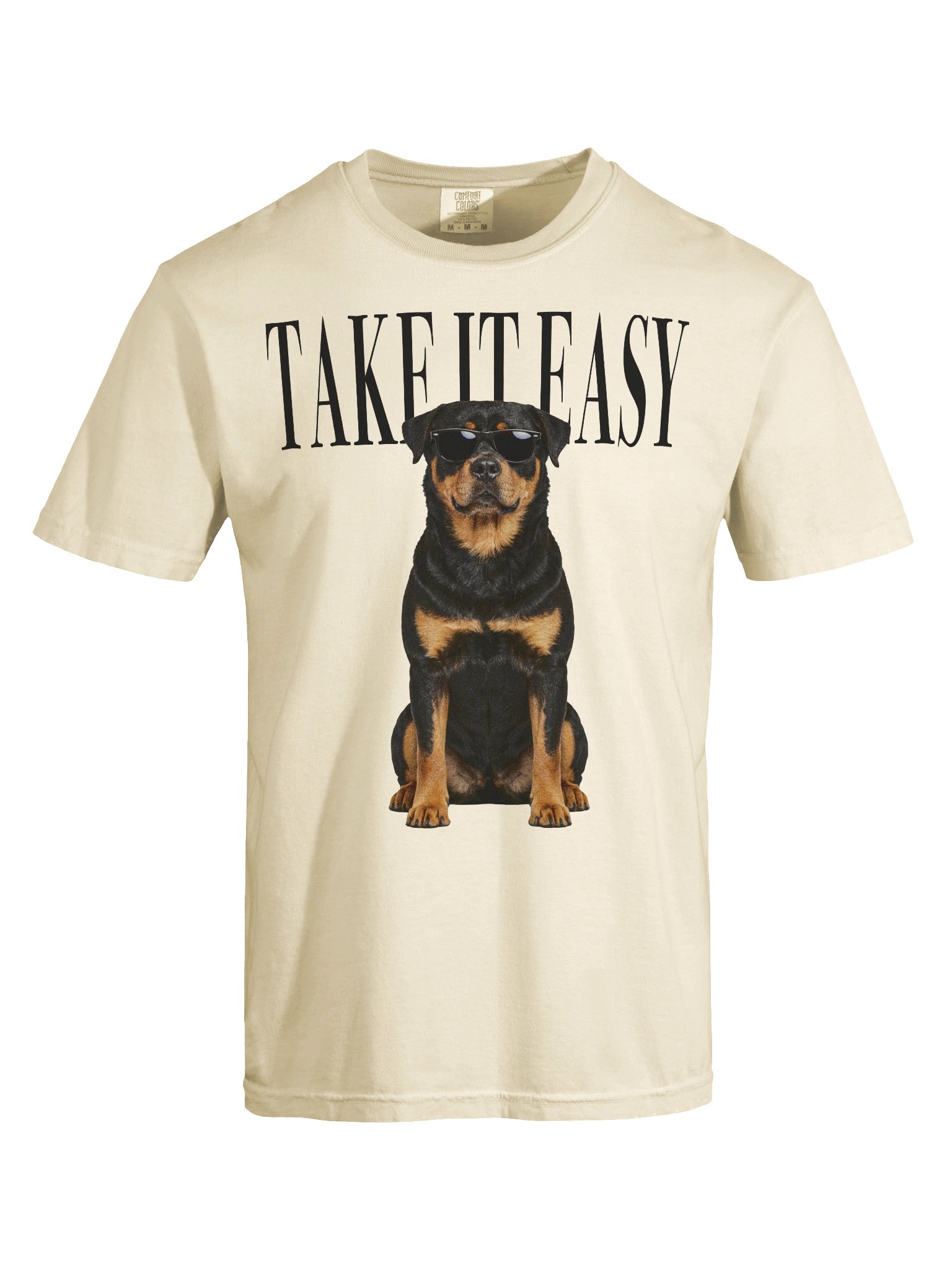 Take It Easy '90s Pop Vintage-Style T-Shirt for Rottweiler Owners product image (10)
