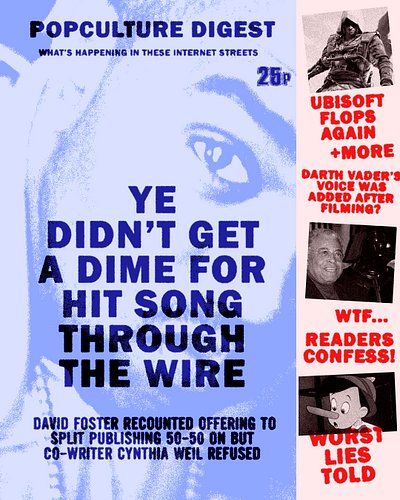 ⭐️YE DIDN'T GET A DIME 

Legendary producer David Foster recently shared that when Kanye sampled Chaka Khan's 