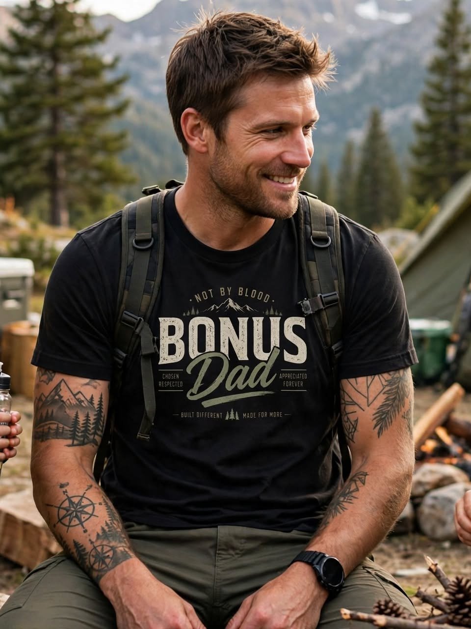 Bonus Dad Vintage Quote Tee product image (3)