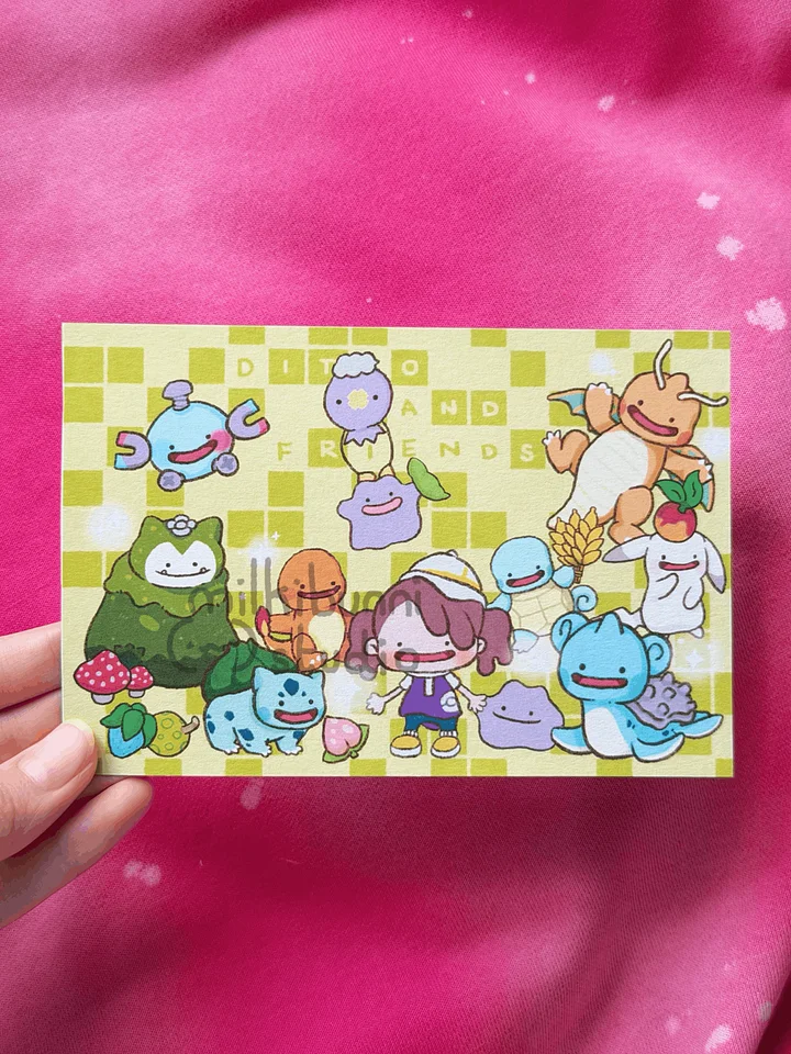 Ditto and Friends Postcard product image (2)