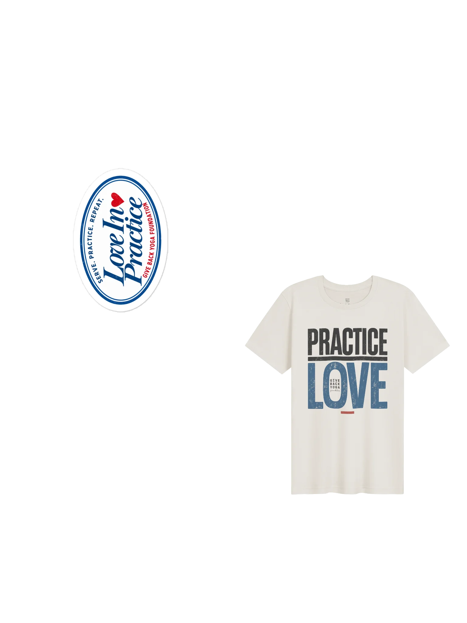 Practice Love Kit - White Tee product image (2)