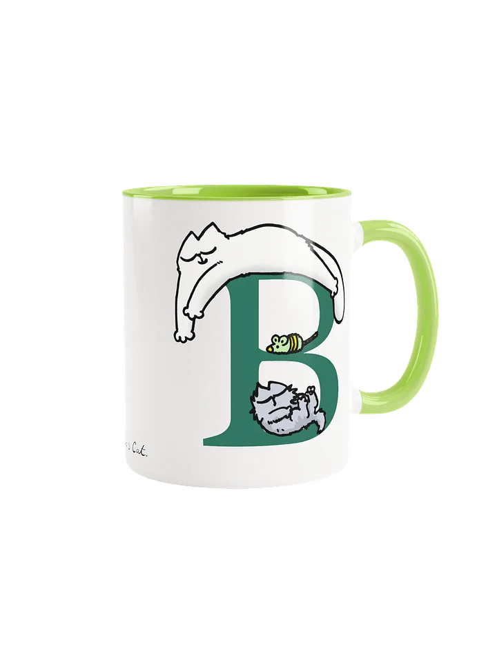 Cat Monogram Mug - B product image (2)