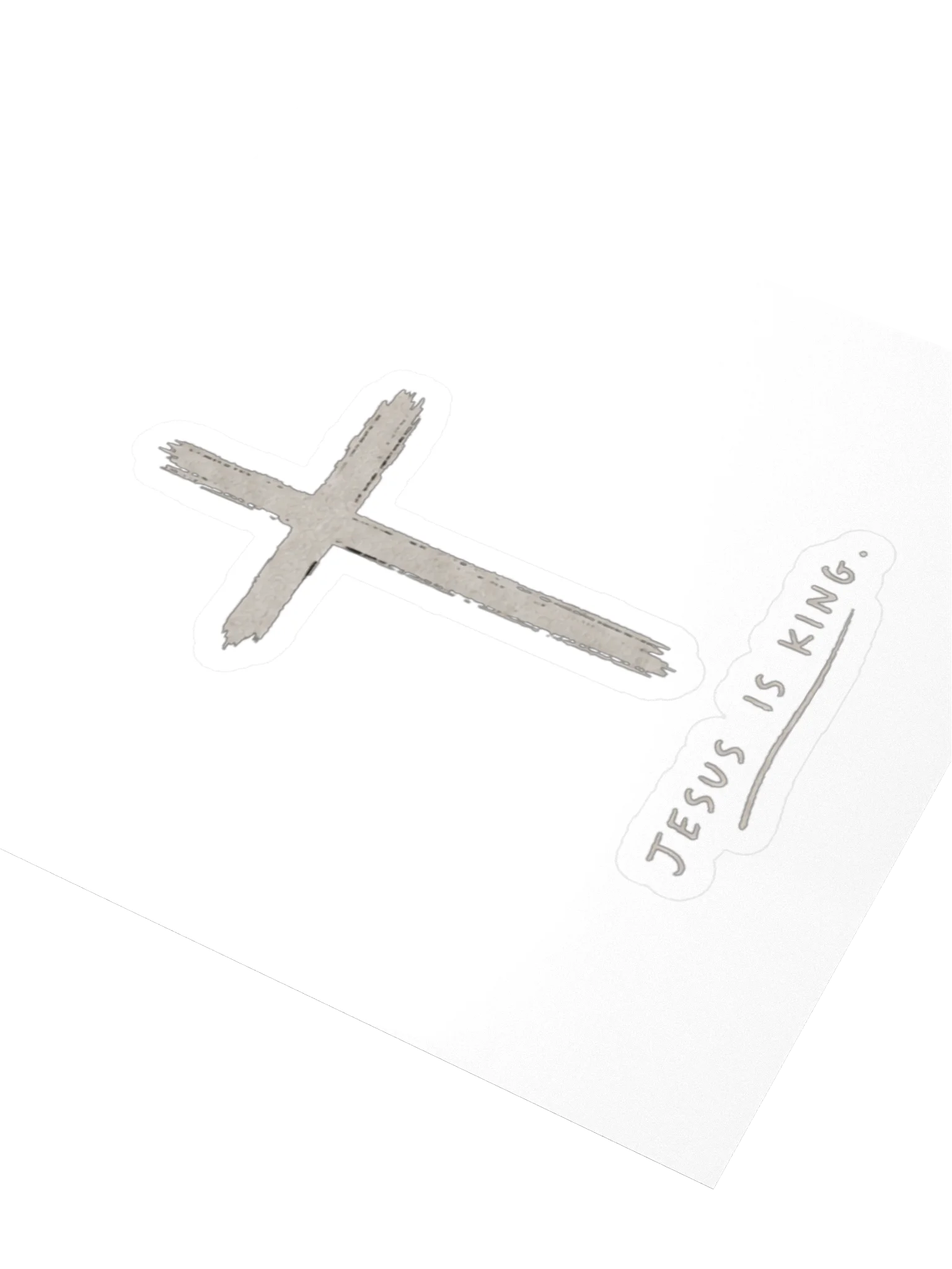 Jesus Is King Kiss Cut Sticker product image (7)