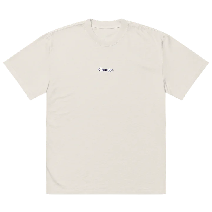 Change. Embroidered Minimal Tee product image (2)
