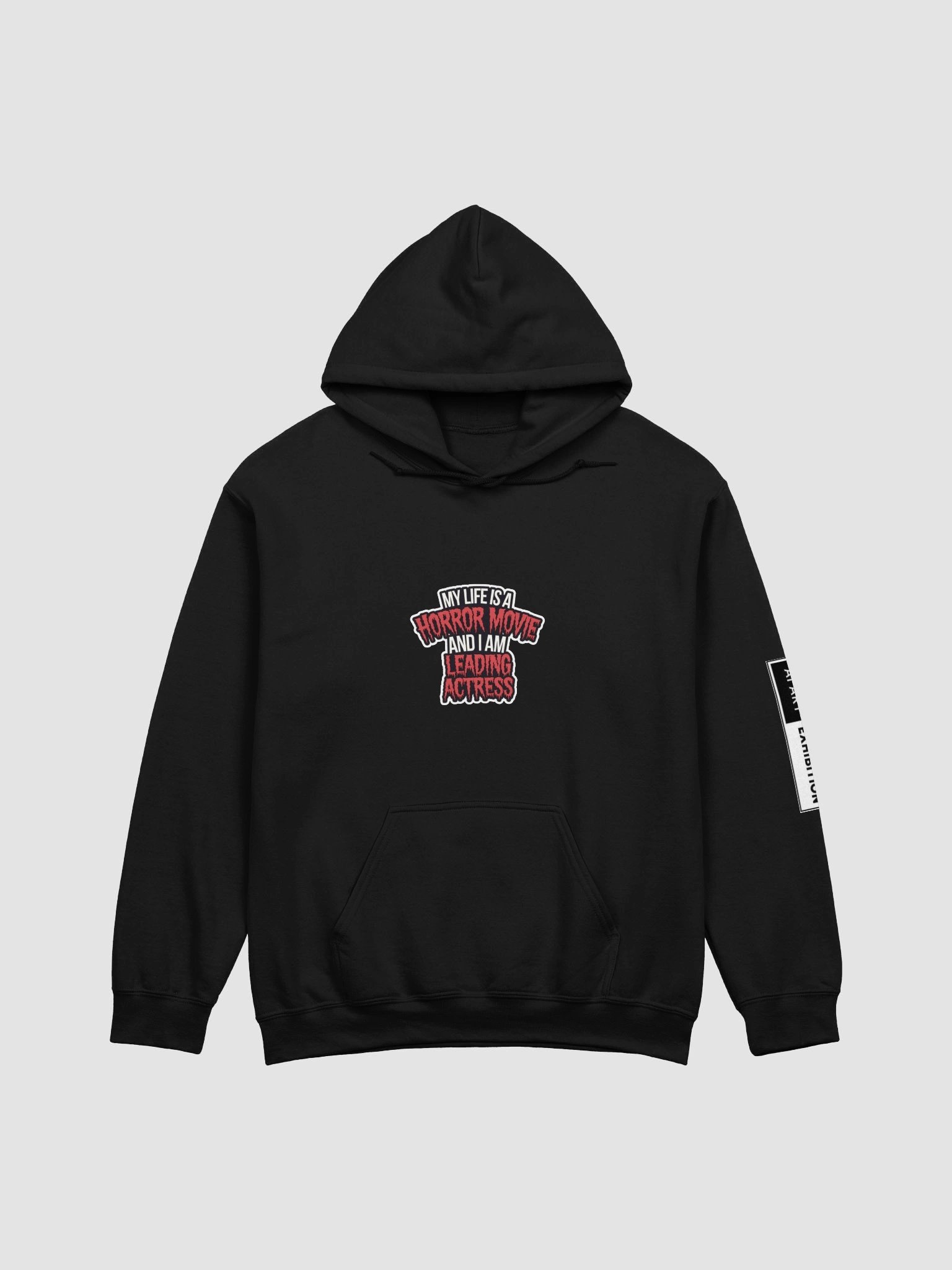 Women "MY LIFE IS A HORROR MOVIE.." premium pullover hoodie product image (3)