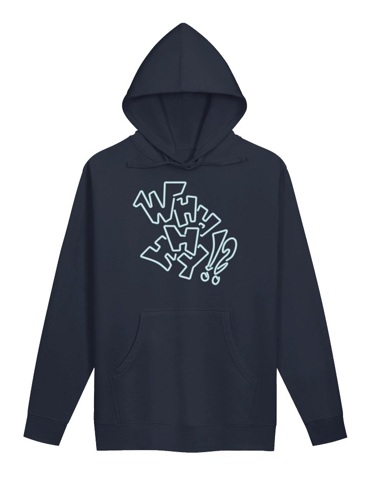 Neon Why Hoodie product image (1)