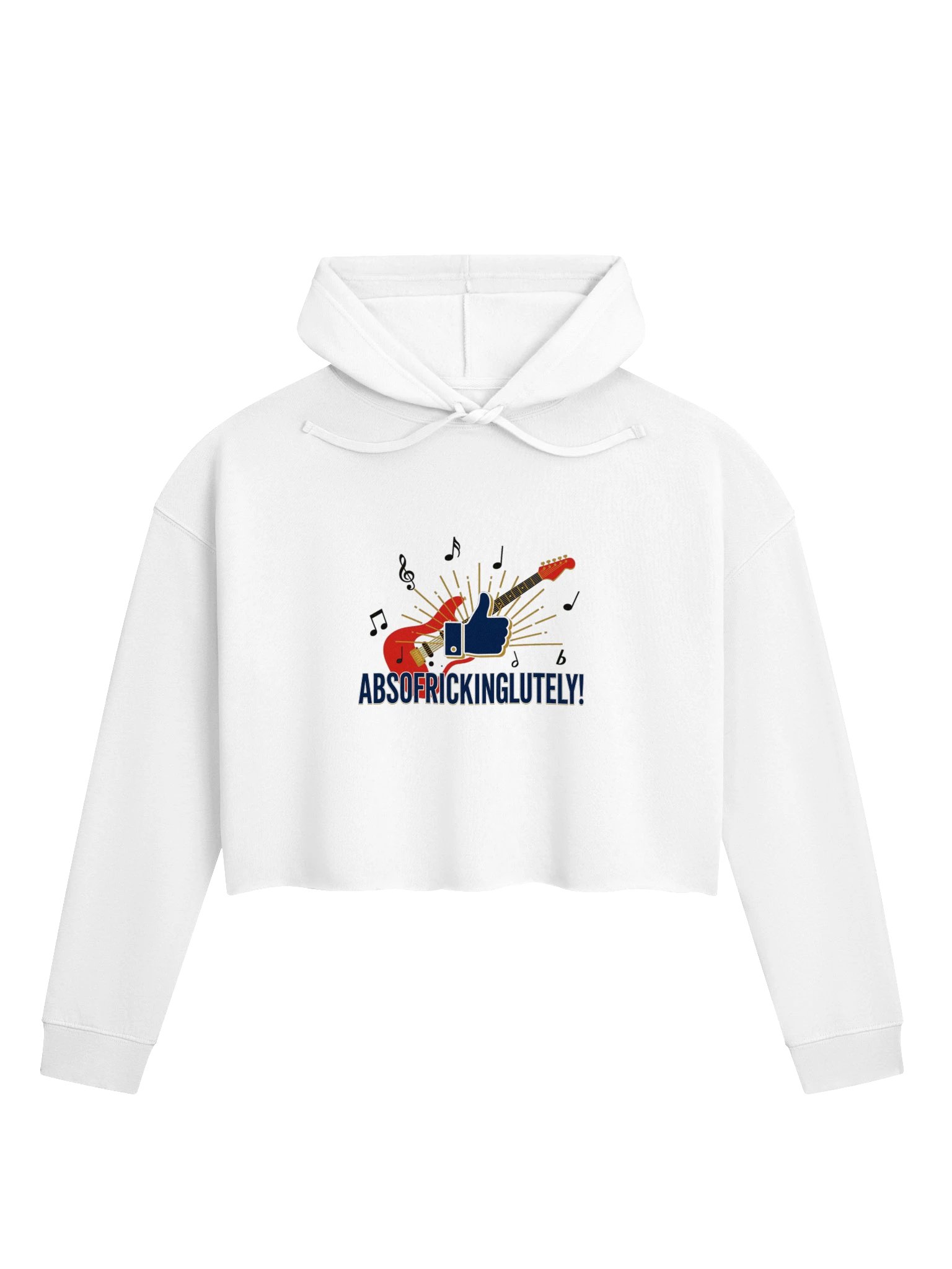 ABSOFRICKINGLUTELY Lightweight Crop Hoodie product image (1)