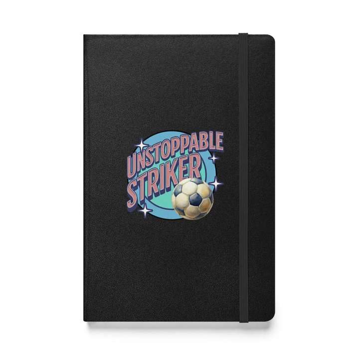 Unstoppable Striker Soccer Hardcover Bound Notebook product image (1)
