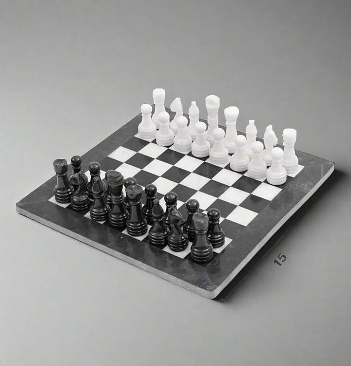 Chess Set Of Marble Made By Hand product image (2)