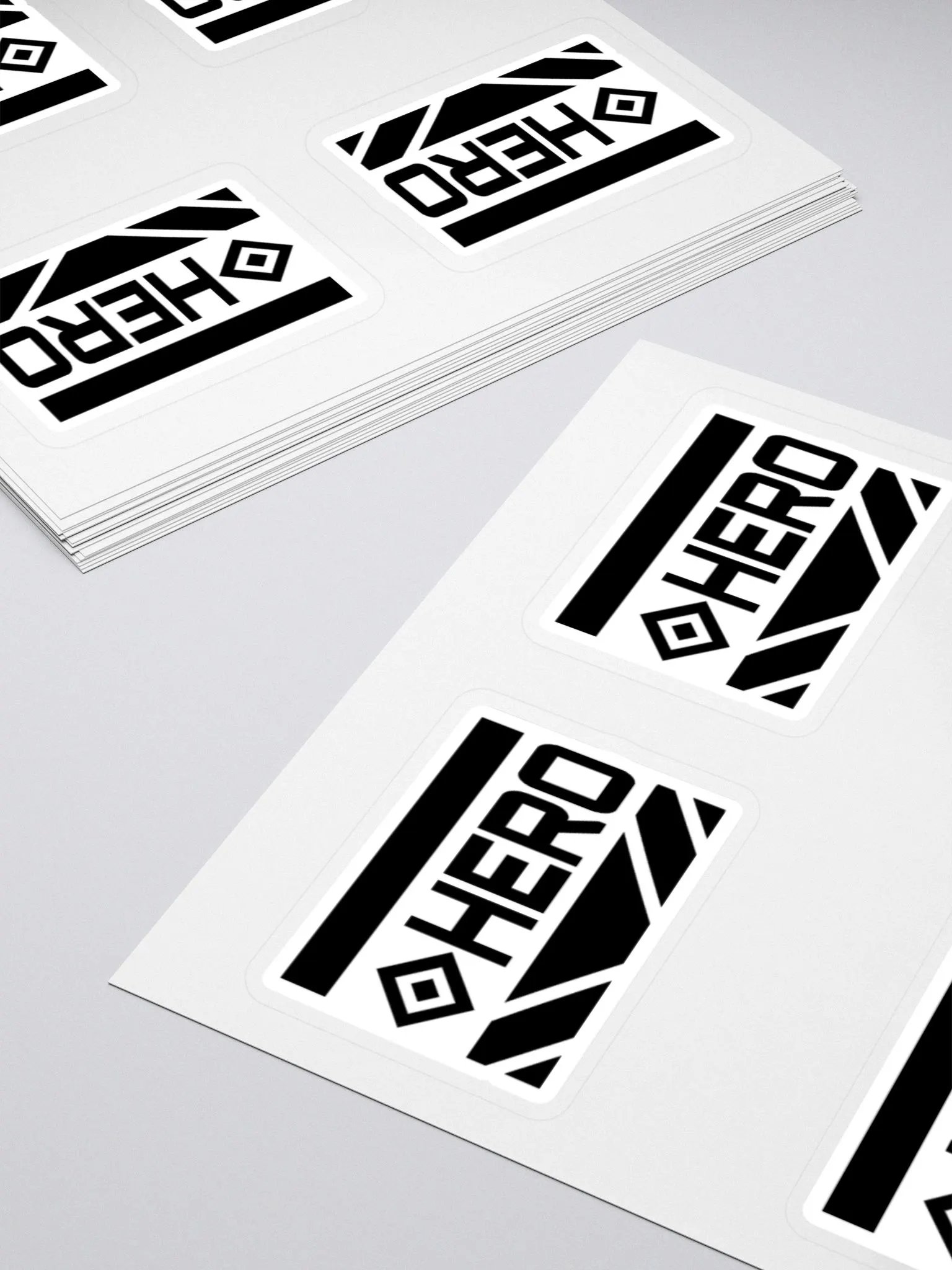 「 HERO 」 Logo Sticker (4-Pack) product image (4)
