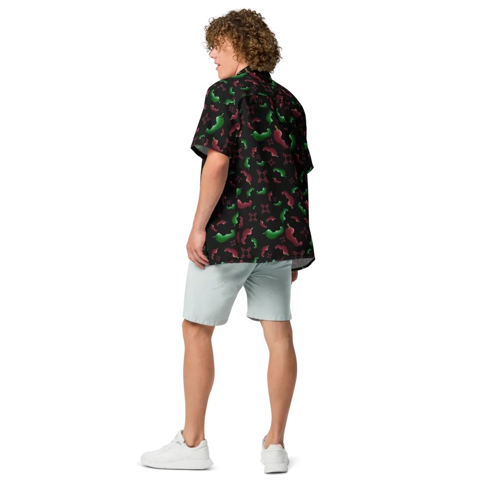 New Mexico Red & Green chile Zia Hawaiian Shirt product image (9)