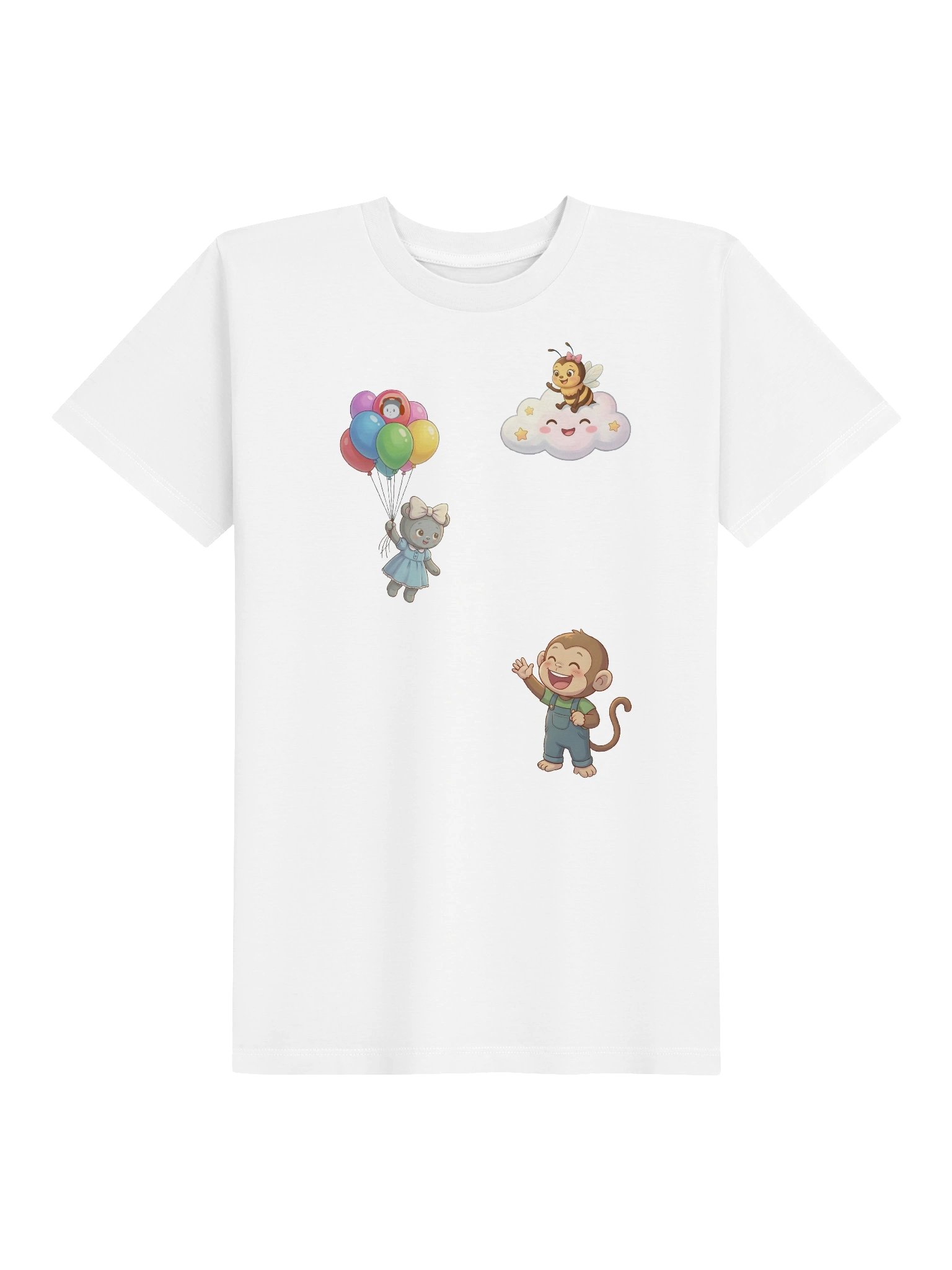 Dječja majica (Veličina 03 god. - 14 god.) - Let sa Malenim Svijetom Velikih Piča 🐾⭐ product image (1)