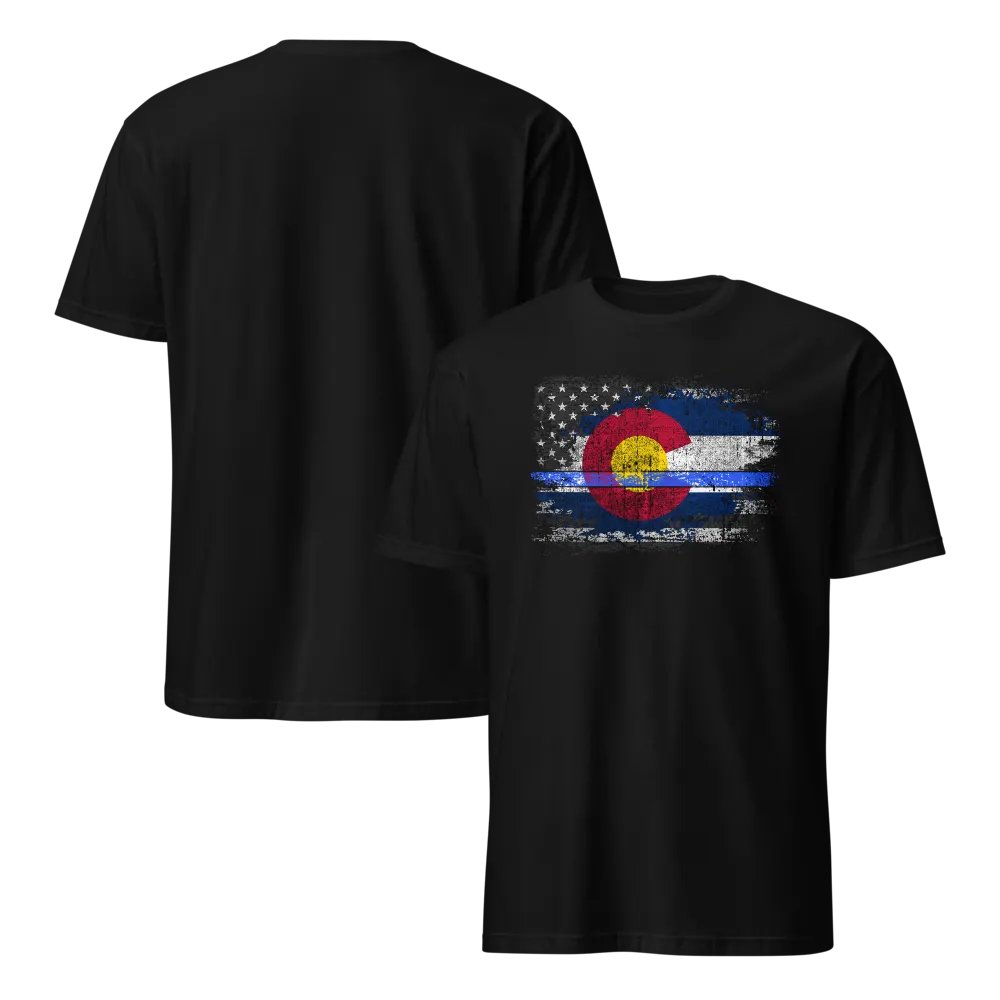 Colorado Thin Blue Line Flag product image (6)