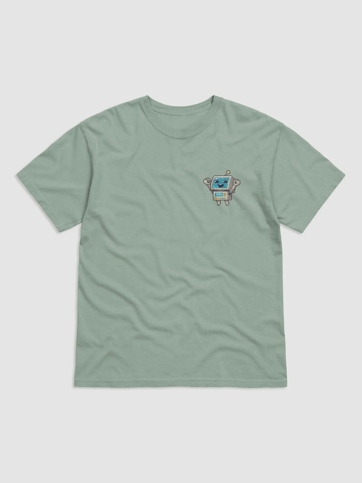 Happy Robot Printed Tee | Alberta Tech Merch