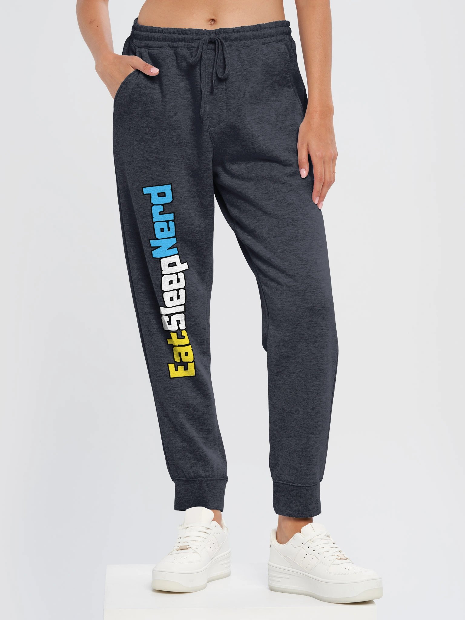 Eat Sleep Nerd Logo joggers product image (1)
