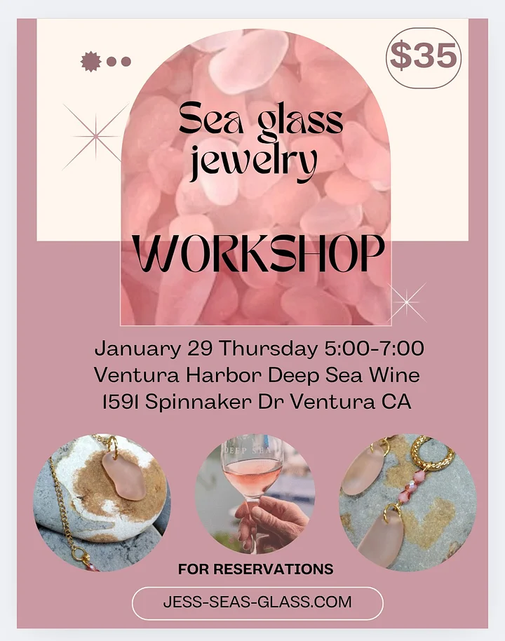 Sea Glass Jewelry Workshop product image (1)