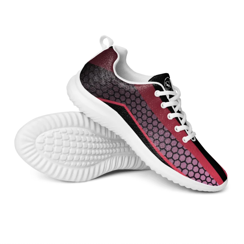 Solace Creations Red Hex Athletic Shoes product image (5)