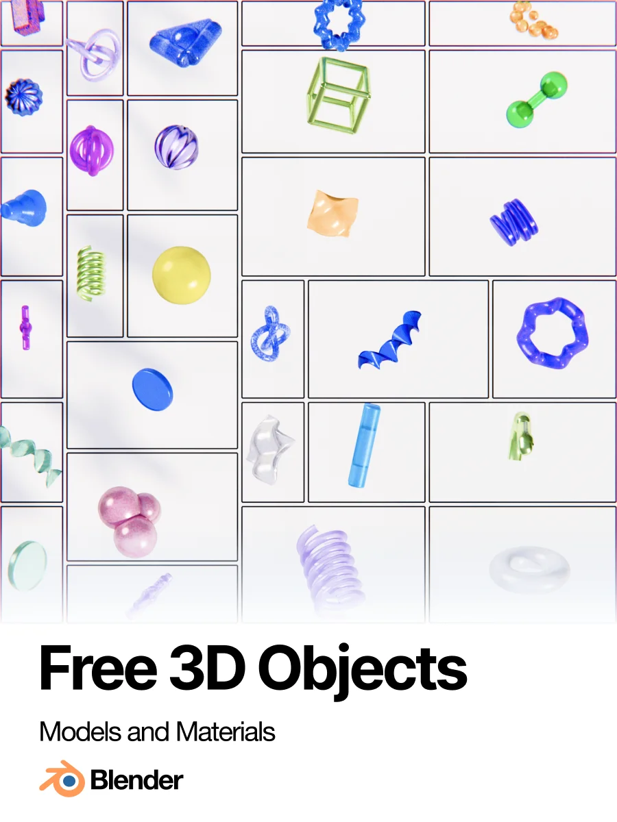 Free 3D Objects! Bledner 3D – .blend product image (1)