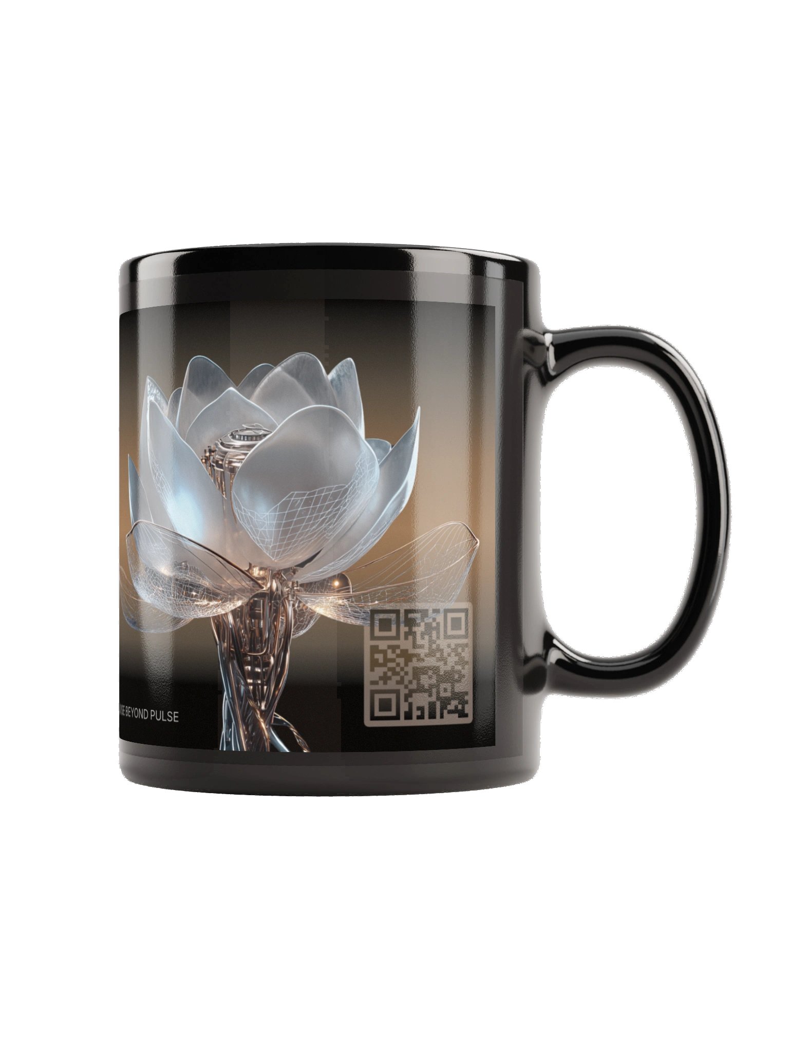 Paradise Beyond Pulse, Black Glossy Mug + Daily Poetry Experience [AUDIO] product image (4)