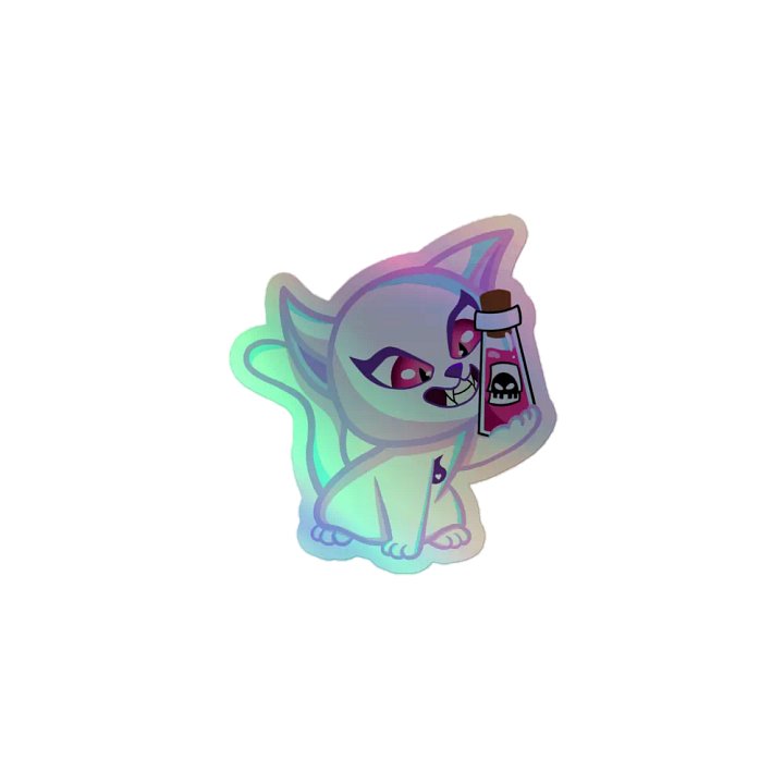 Toxic Holographic Sticker product image (1)