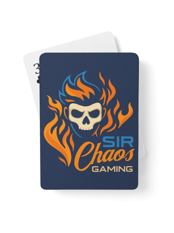 Sir Chaos Gaming Logo Playing Cards product image (1)