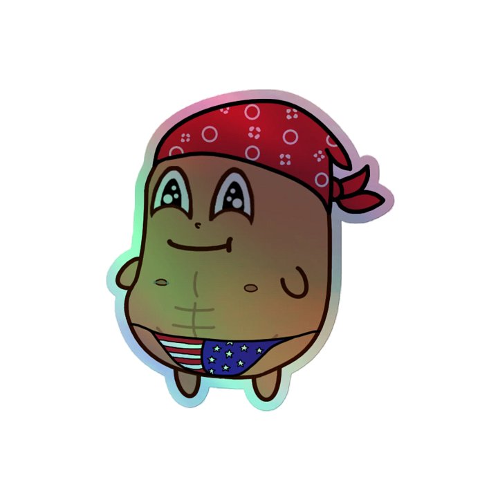 'THE BEANCADO' Holographic Sticker Set product image (2)