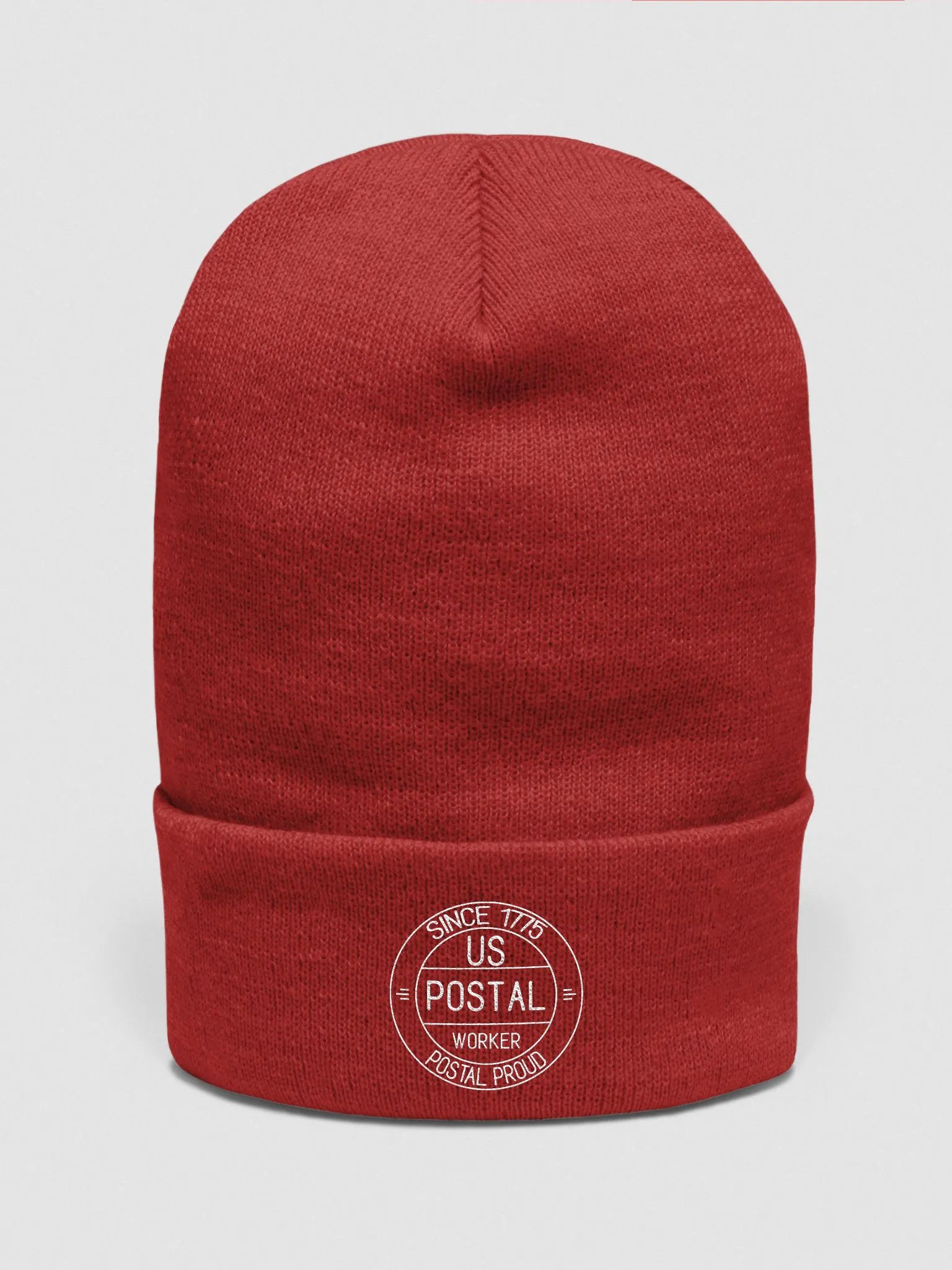 POSTAL PROUD POSTMARK DESIGN CUFFED BEANIE product image (7)