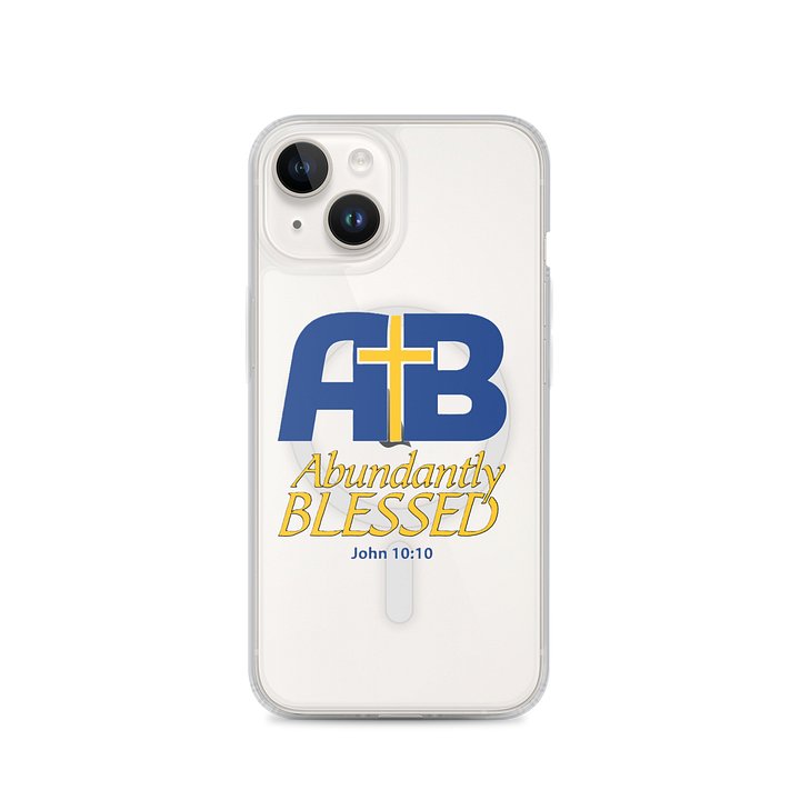Abundantly Blessed iPhone® Clear Case with MagSafe® Compatibility product image (4)