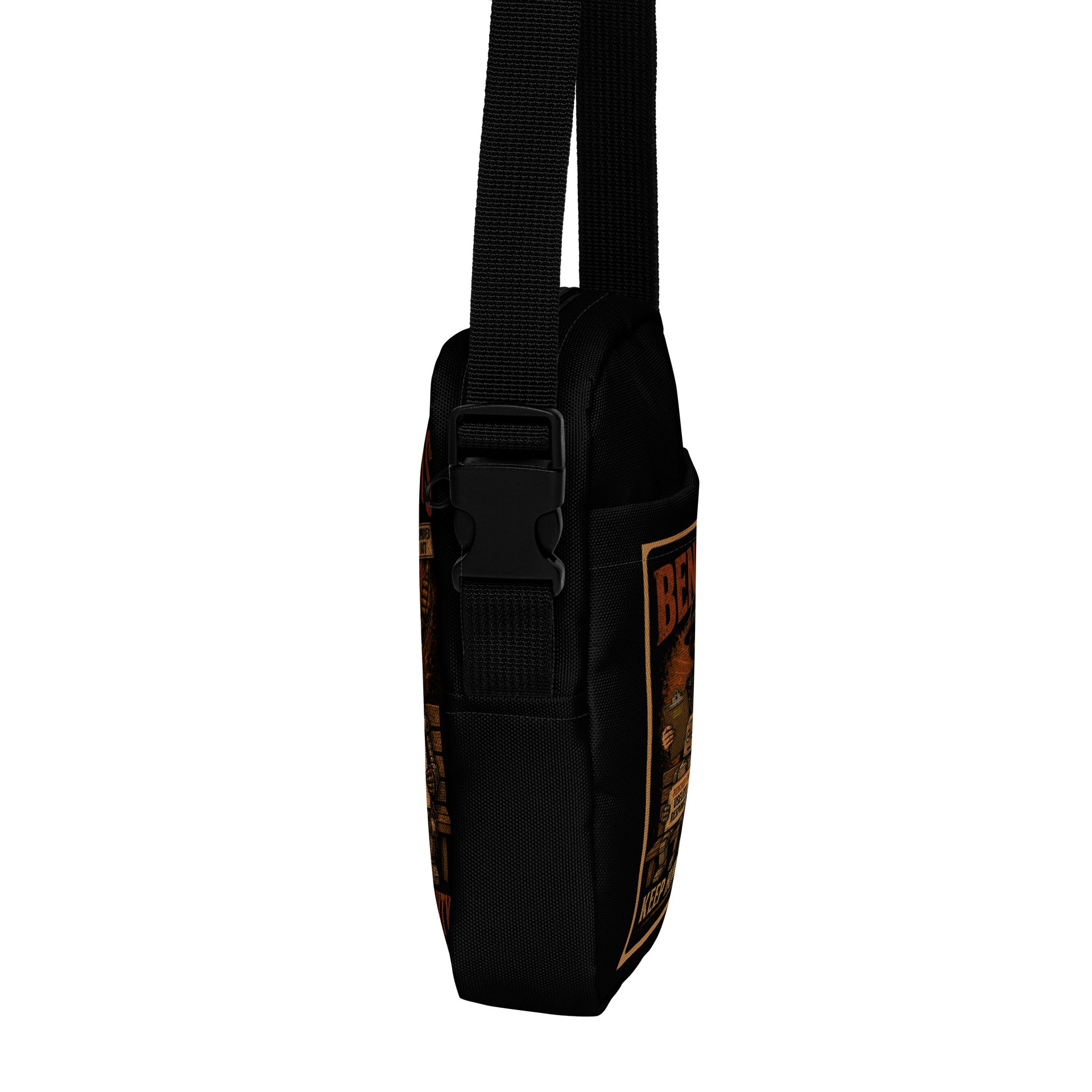 Bench the Bots Utility Crossbody Bag | Retro AI Protest Bag product image (8)