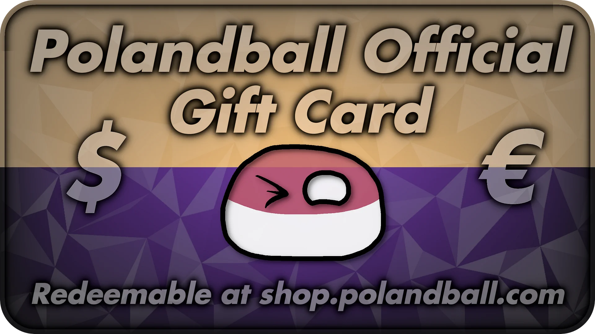 Polandball Official Gift Card product image (1)