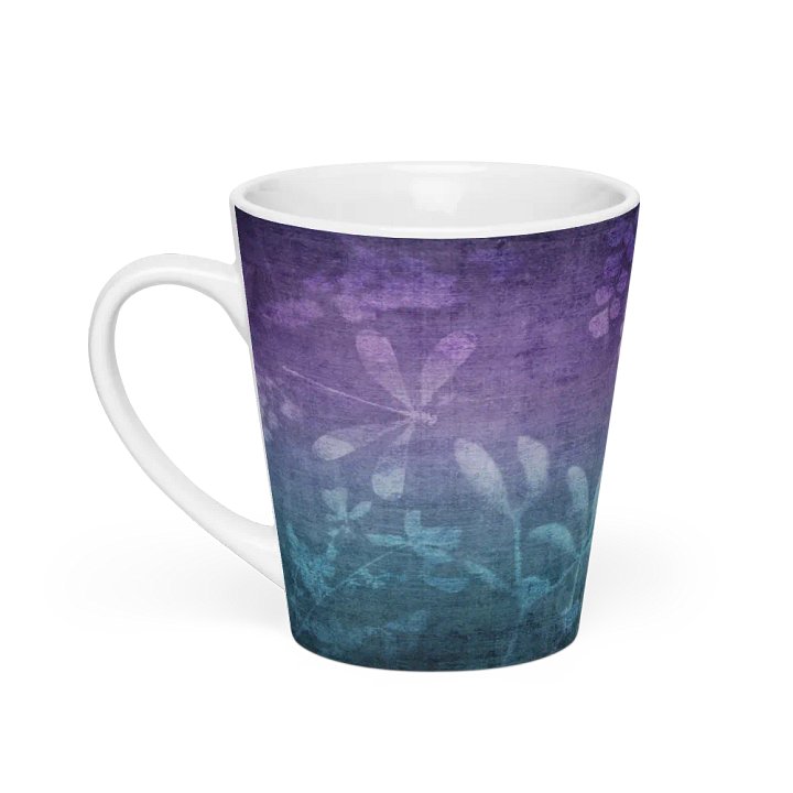 Blue Wildflowers Latte Mug product image (1)
