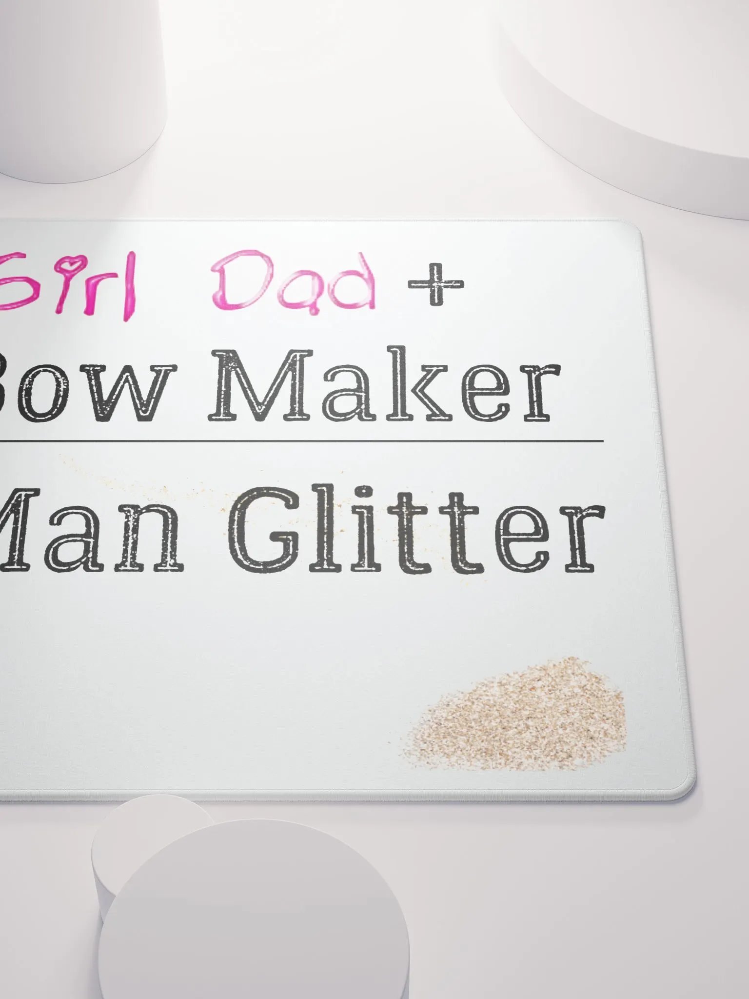 Man Glitter 1 Mouse Pad product image (5)