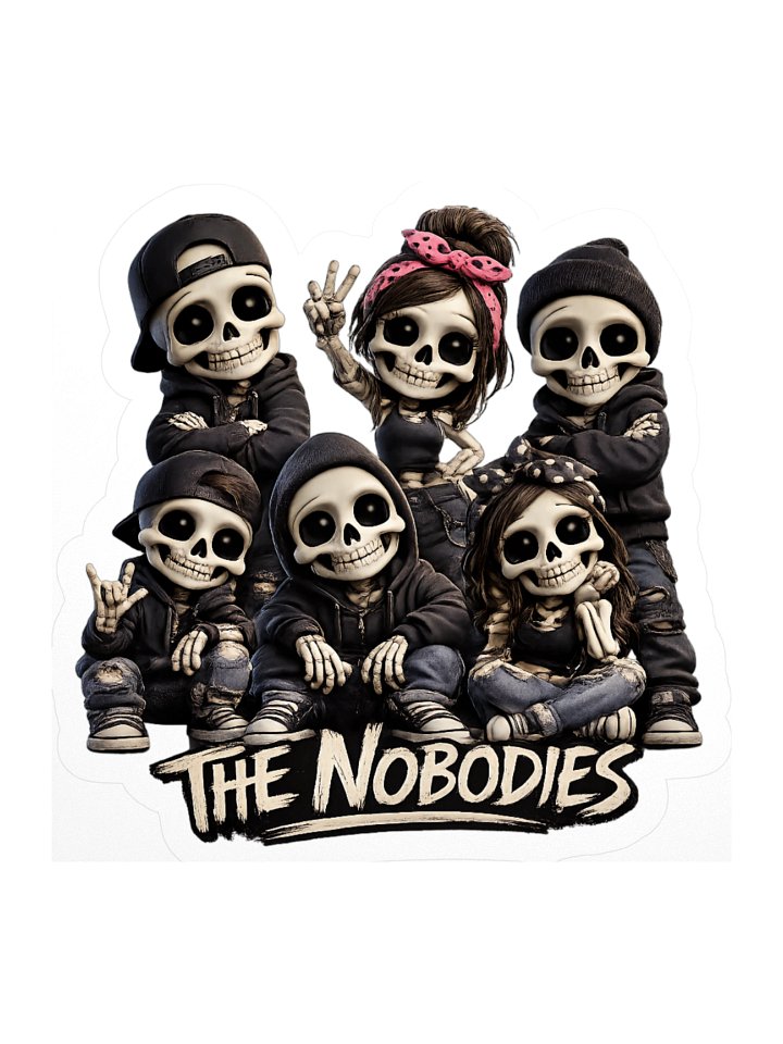 ''The Nobodies'' Kiss Cut Stickers product image (1)