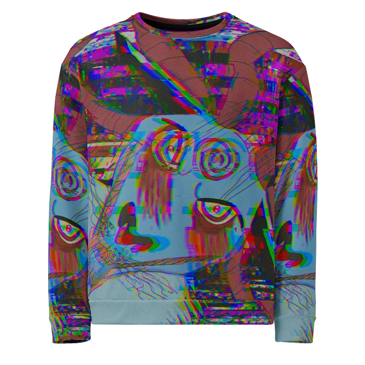 Glitch All Over Print Long Sleeve Shirt product image (1)