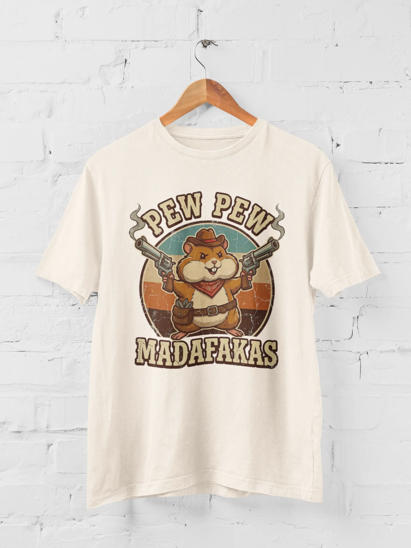 Funny Hamster Cowboy T-Shirt product image (1)
