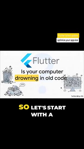 Optimize your app size & reclaim disk space with Flutter 3.4.1
.
.
.

.
.

#flutter #dart #tipsandtricks #developer #flutterd...