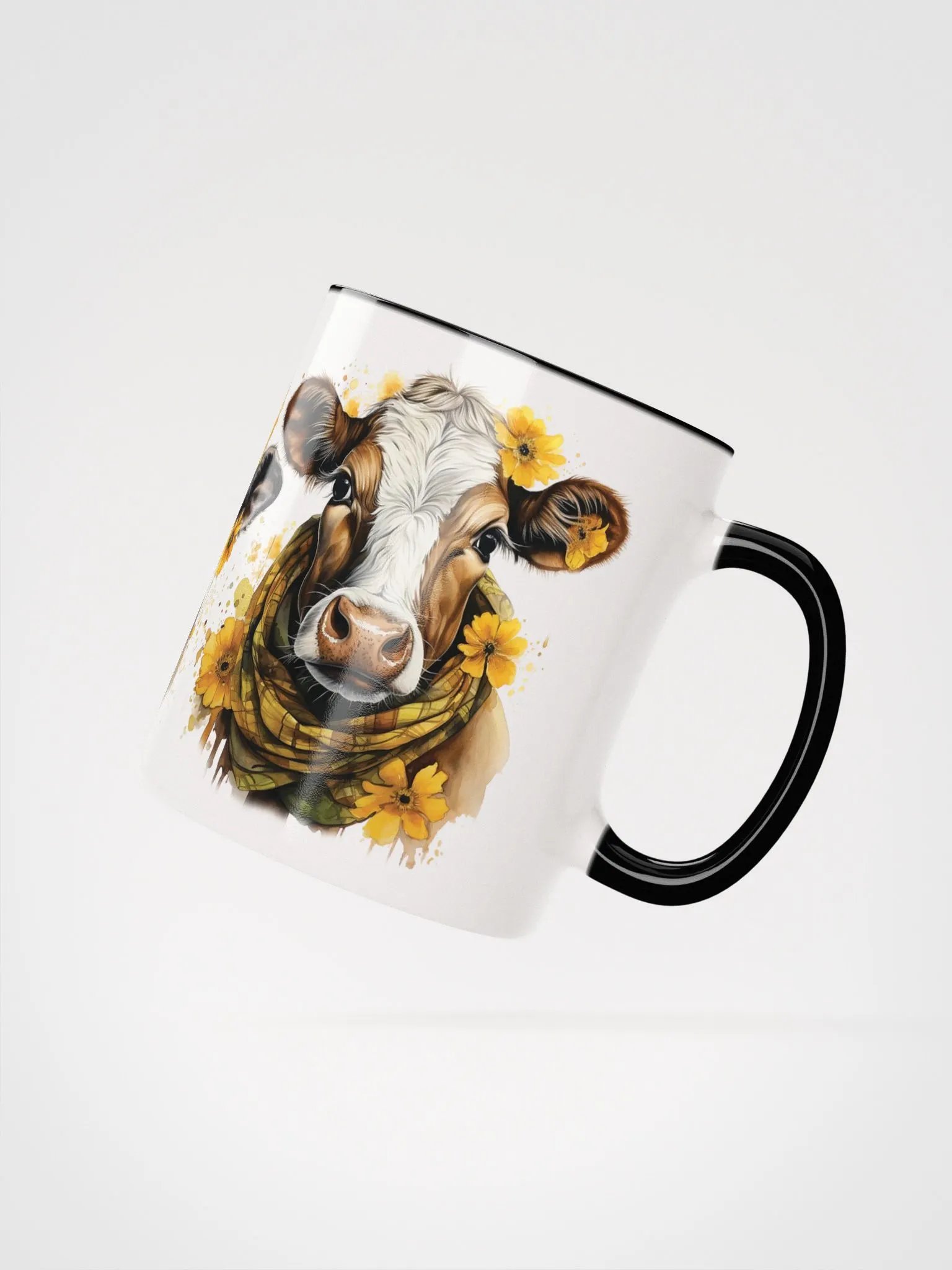 Sunflower Cow Accent Mug product image (3)
