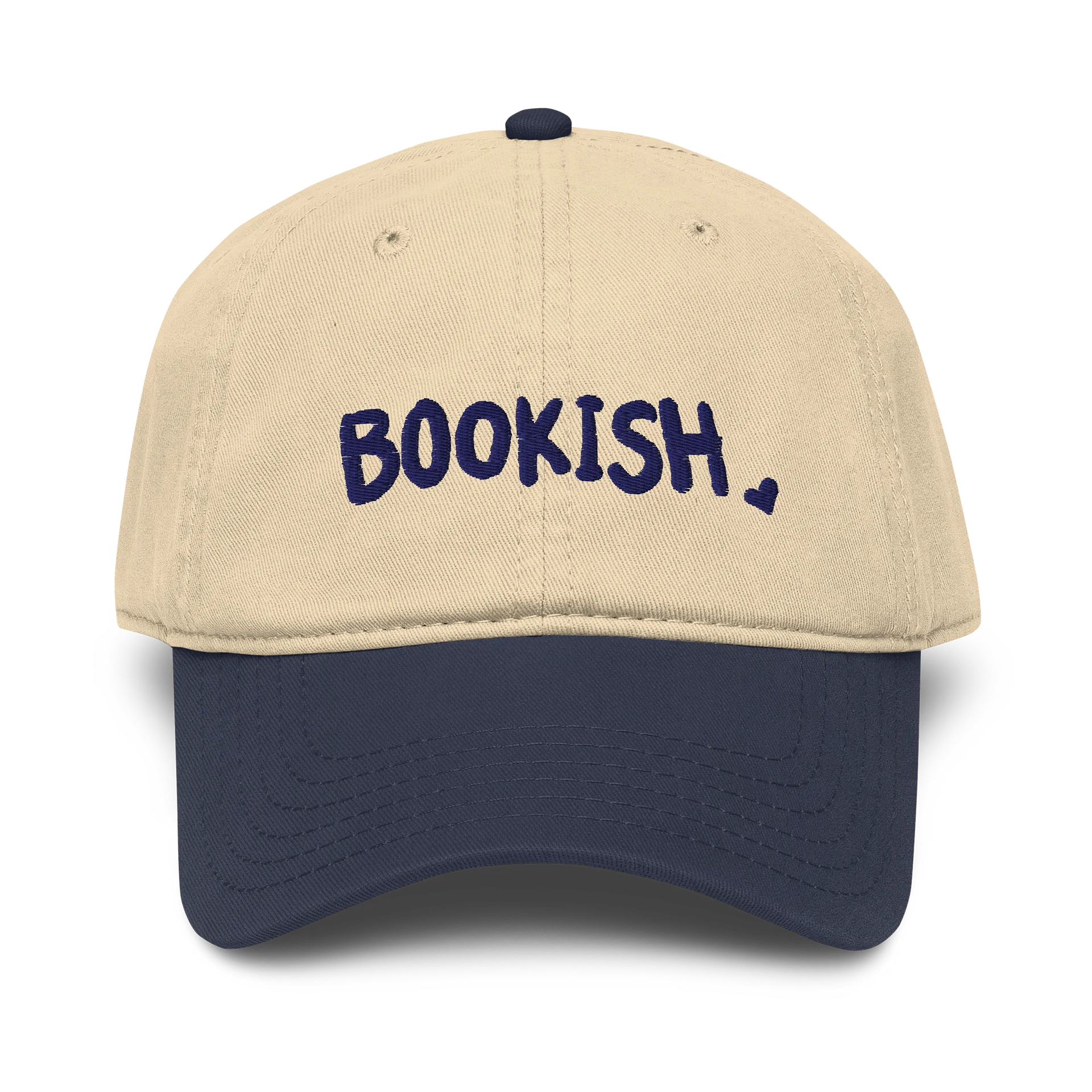 Bookish Cap (Navy-Khaki) product image (1)