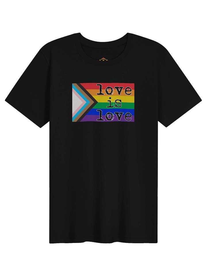 T-SHIRT - LOVE IS LOVE PRIDE FLAG product image (1)