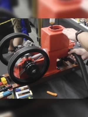 Running My LEGO Hit-&-Miss Engine Without the Governor #legoengine #lego #hitandmiss #legovacuumengine