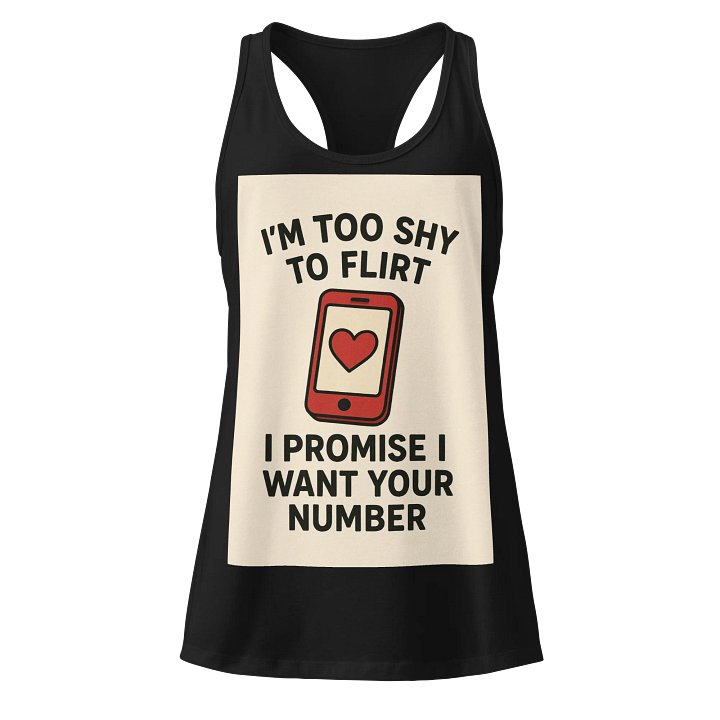 womens i want your number tank top product image (1)