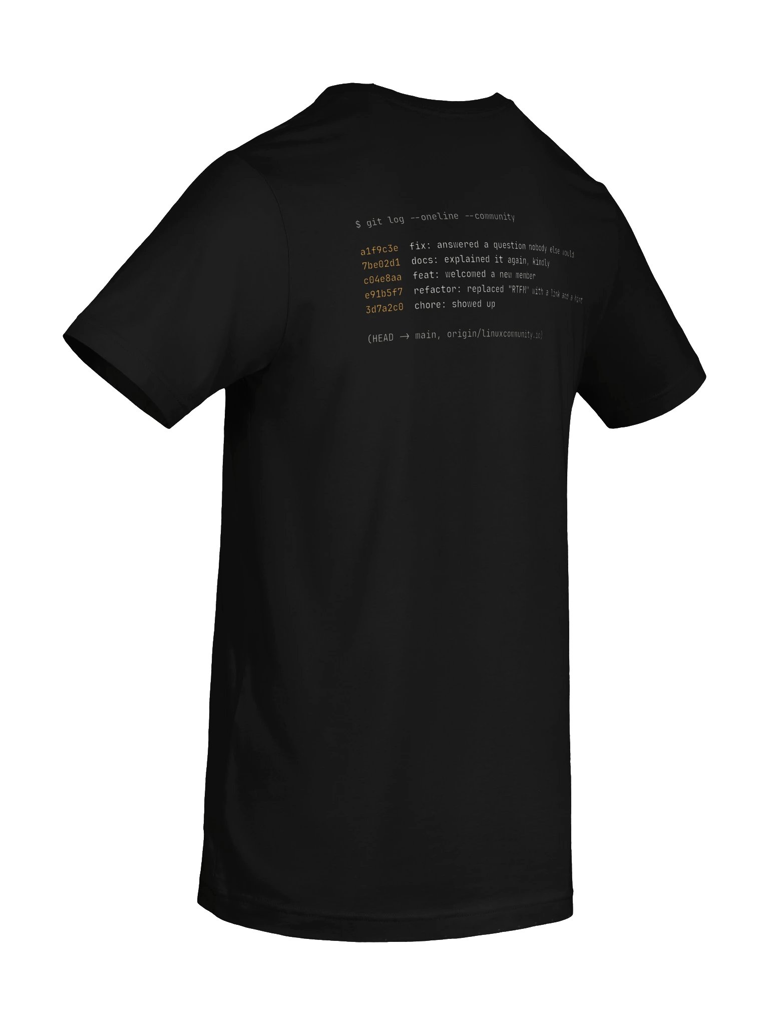 git log T-Shirt product image (22)