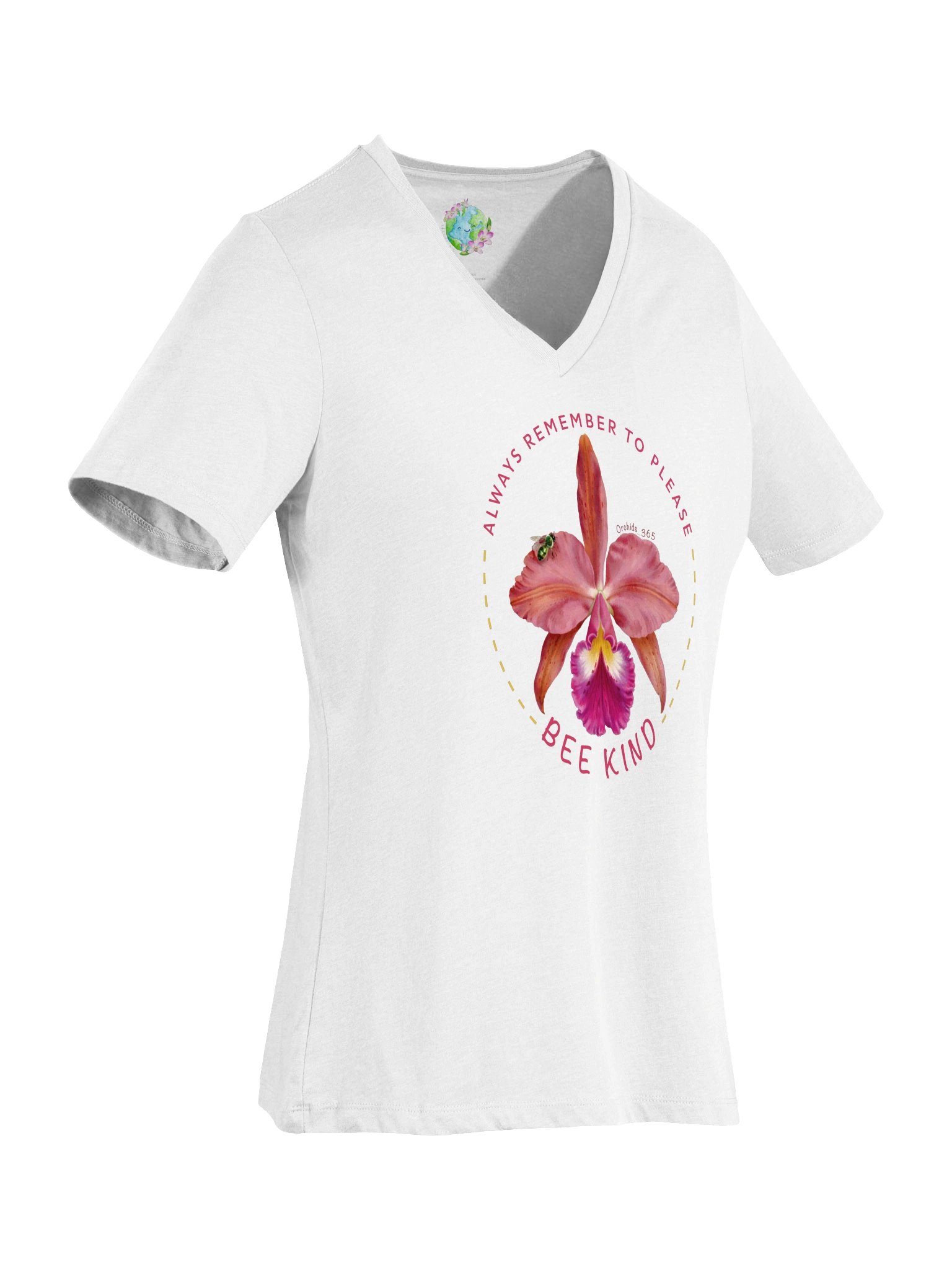 BeeKind v-neck t-shirt product image (3)