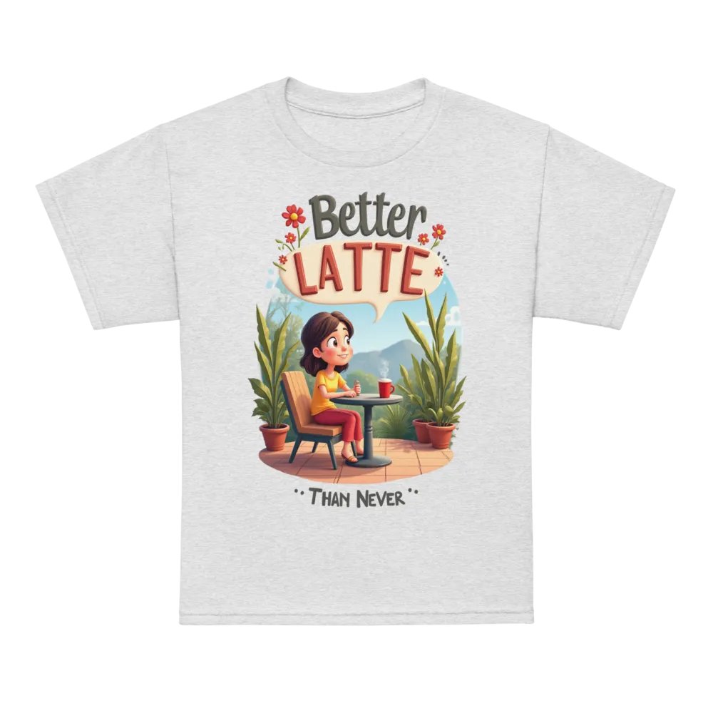 Better Latte Youth Sports Tee product image (40)